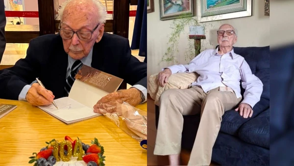Brasileiro de 104 anos reconhecido como o escritor mais velho do mundo
