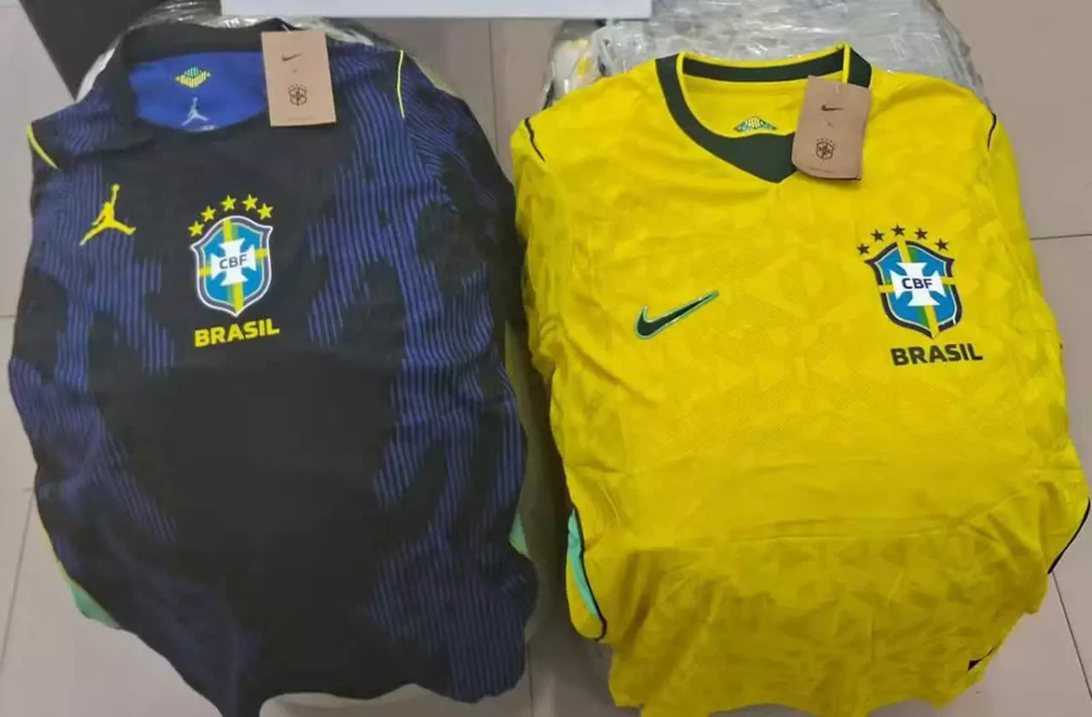 Camisas piratas da Seleção Brasileira por Divulgação/Receita Federal