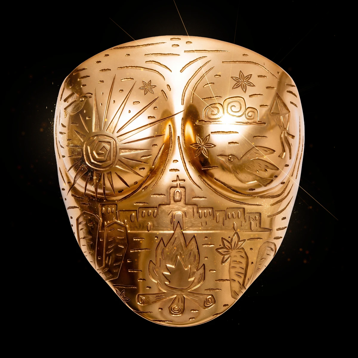 Capa do EP de 'Especiarias Ato IV'