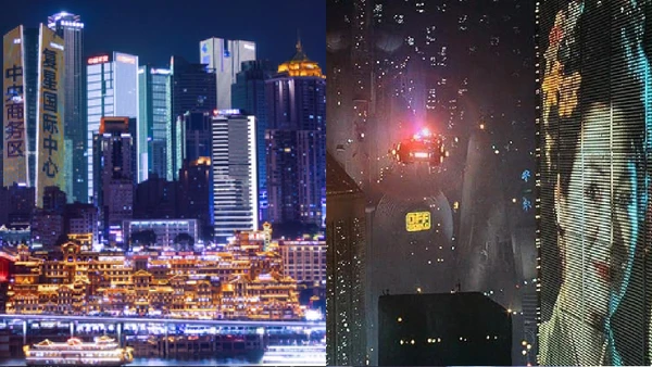 Comparação de Chongqing com uma cidade cyberpunk fictícia do filme ‘Blade Runner’, um dos principais marcos desse gênero