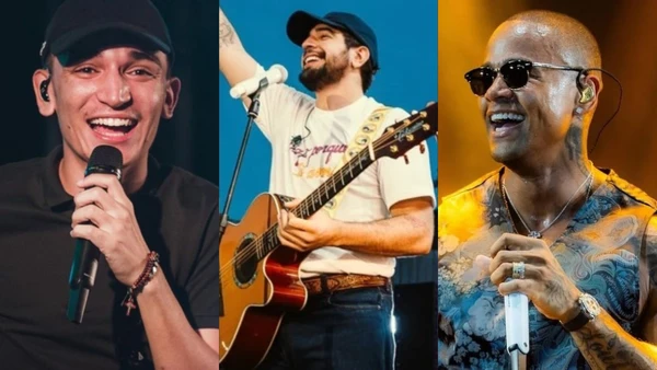 João Gomes, Nattan e Léo Santana