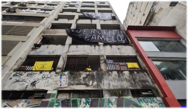 O prédio de 13 pavimento na Lapa, Rio de Janeiro, está sem destinação há 40 anos e já foi ocupado diversas vezes por SPU/RJ