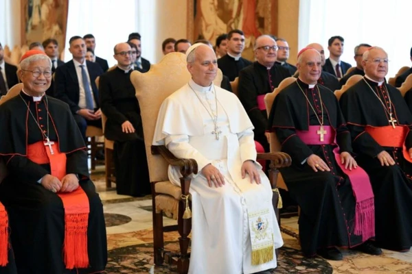 Papa faz discurso aos participantes da plenária do Dicastério para a Evangelização na manhã desta quinta-feira (28)