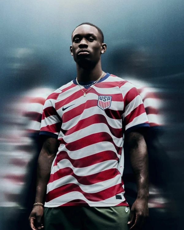 Uniforme dos Estados Unidos para Copa do Mundo 2026 por Divulgação
