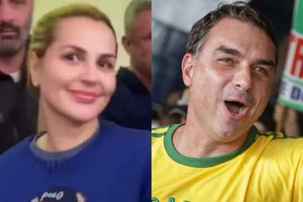 Deolane Bezerra e Flávio Bolsonaro