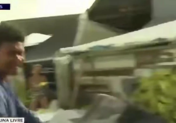 Jéssica Aquino foi agredida ao vivo por Reprodução