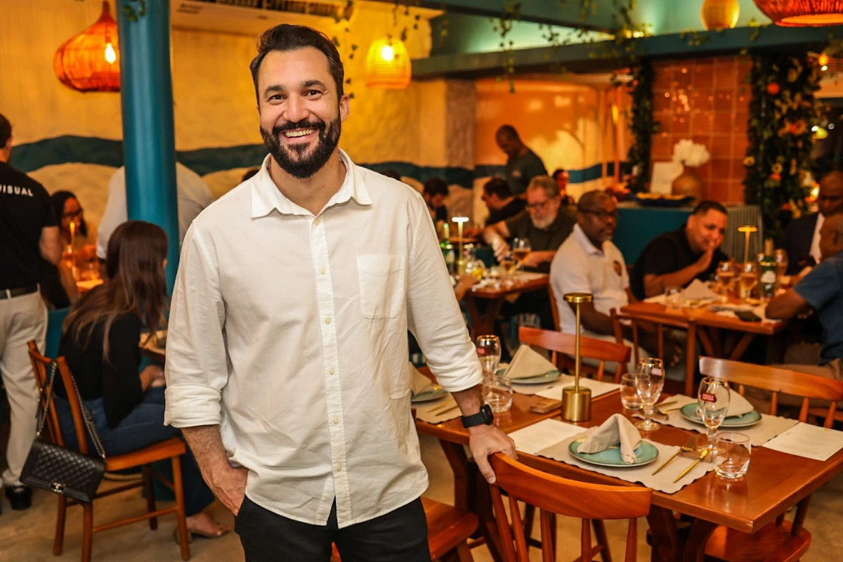 Sávio Andrade, da Ambev, recebeu convidados