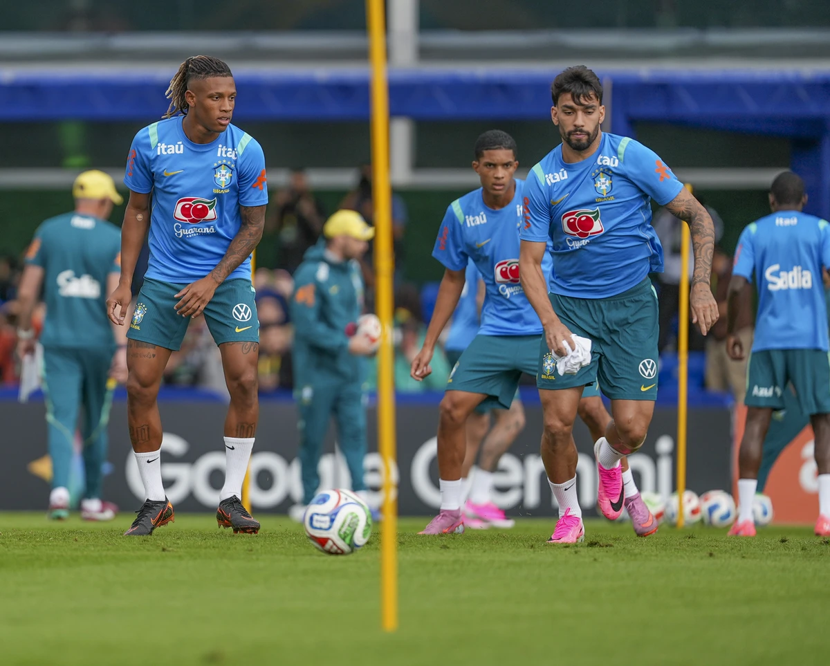 Treino da Seleção Brasileira na Granja Comary  por Divulgação/CBF