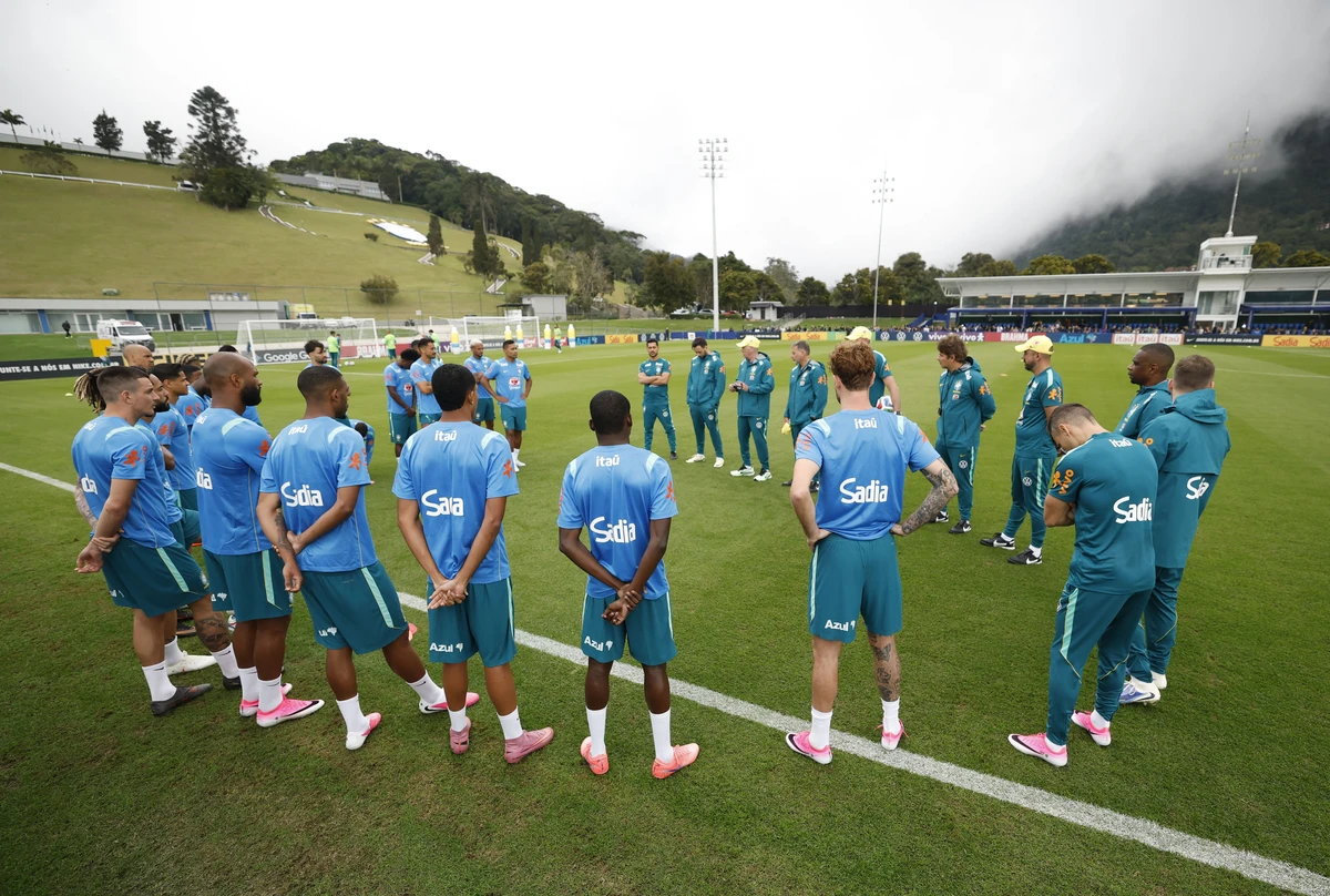 Treino da Seleção Brasileira na Granja Comary  por Divulgação/CBF