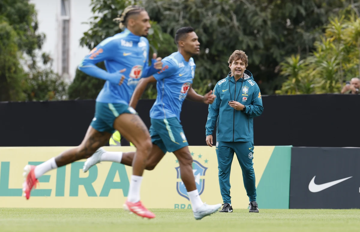 Treino da Seleção Brasileira na Granja Comary  por Divulgação/CBF