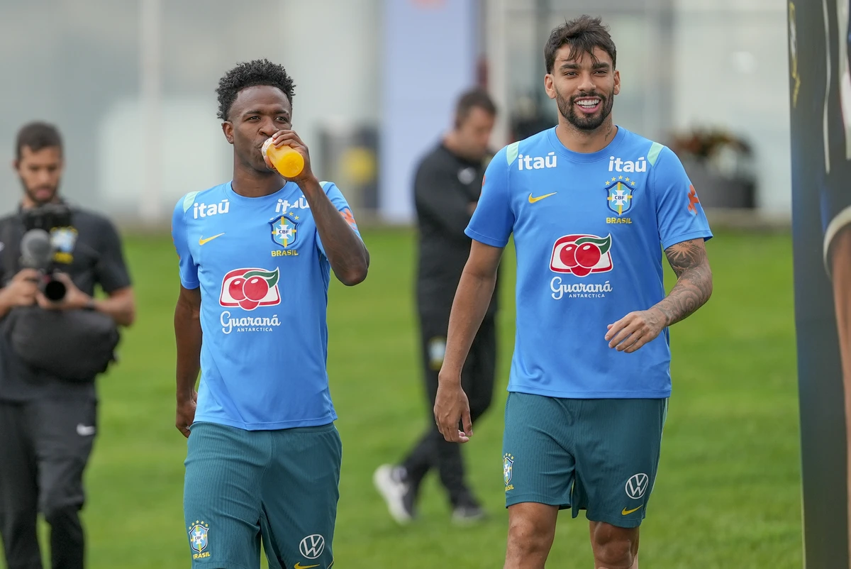 Treino da Seleção Brasileira na Granla Comary  por Divulgação/CBF
