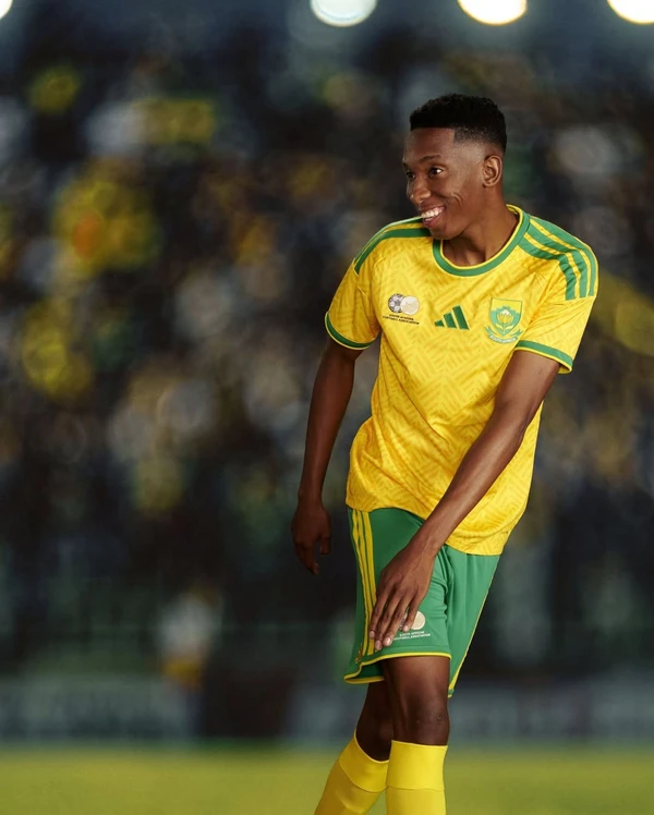 Uniforme da África do Sul para Copa do Mundo 2026 por Divulgação
