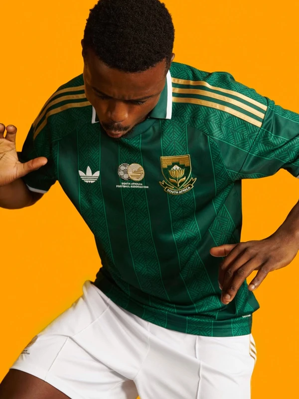 Uniforme da África do Sul para Copa do Mundo 2026 por Divulgação