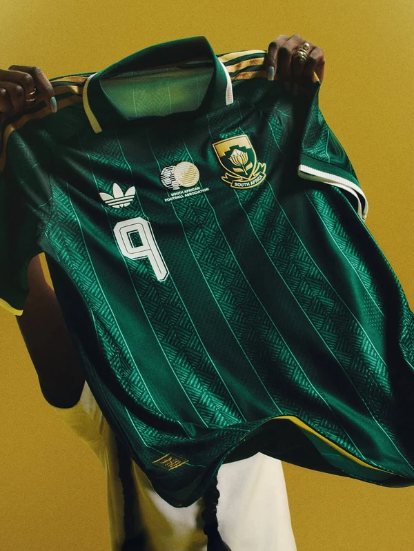 Uniforme da África do Sul para Copa do Mundo 2026 por Divulgação