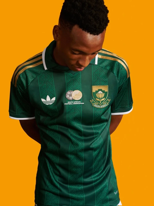 Uniforme da África do Sul para Copa do Mundo 2026 por Divulgação