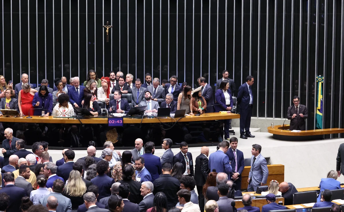 Votação que aprovou o fim da escala 6x1 na Câmara dos Deputados por Bruno Spada/Câmara dos Deputados