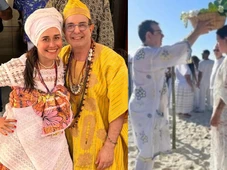 Imagem - Alessandra Negrini mergulha na cultura baiana e visita terreiro de candomblé durante temporada em Salvador