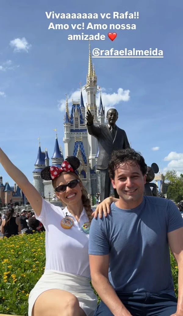 Beatriz Reis e Rafael são amigos por Reprodução