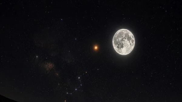 Lua rara por Reprodução