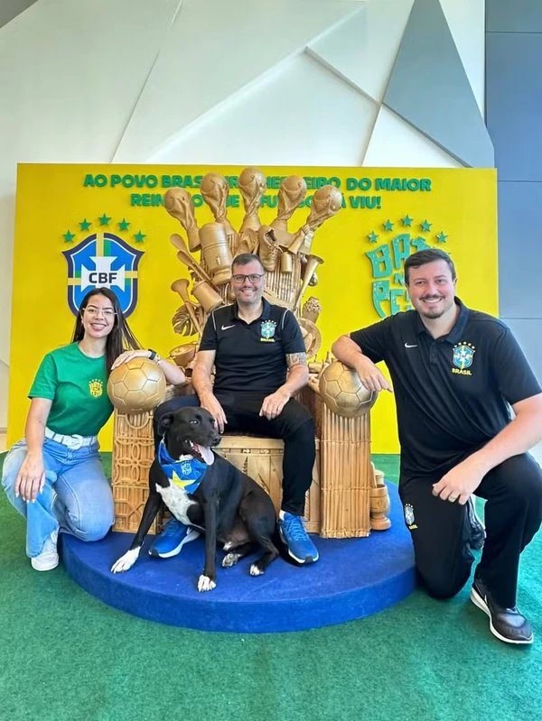 PJ é o mascote da Seleção por Reprodução