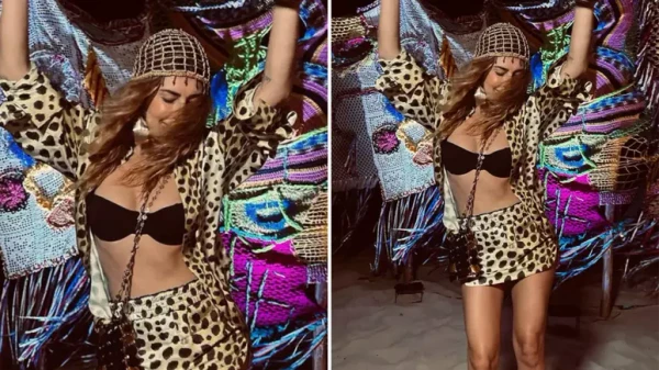Headpiece é moda entre famosas como Fernanda Paes Leme por Reprodução/Redes Sociais 