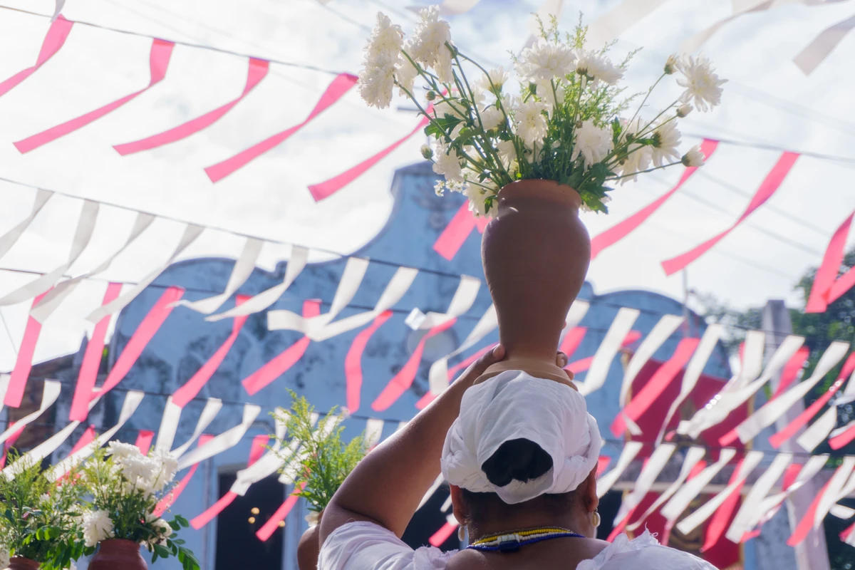 Lavagem na Festa do Divino Espírito Santo em Boipeba, 2026 por Tiago Victor