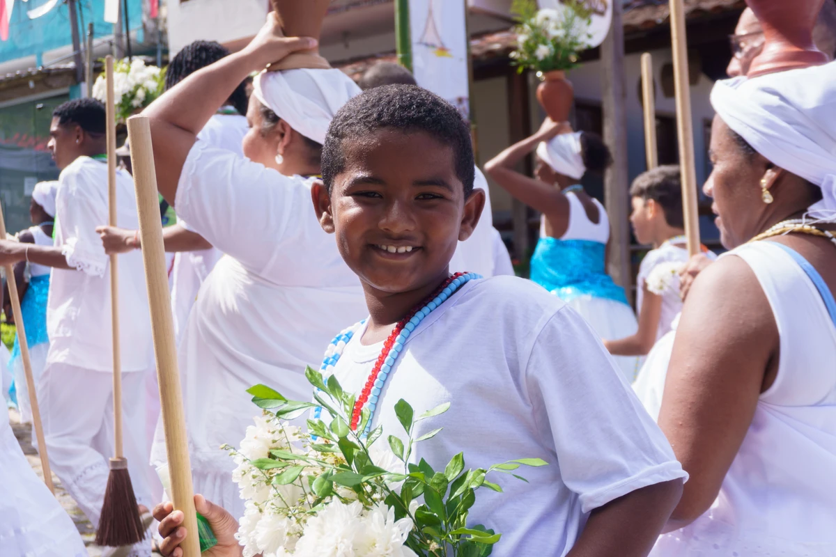 Lavagem na Festa do Divino Espírito Santo em Boipeba, 2026 por Tiago Victor