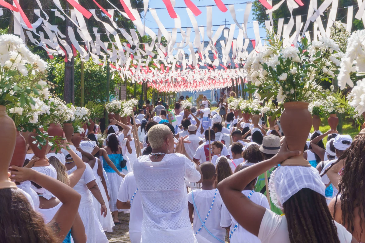 Lavagem na Festa do Divino Espírito Santo em Boipeba, 2026 por Tiago Victor