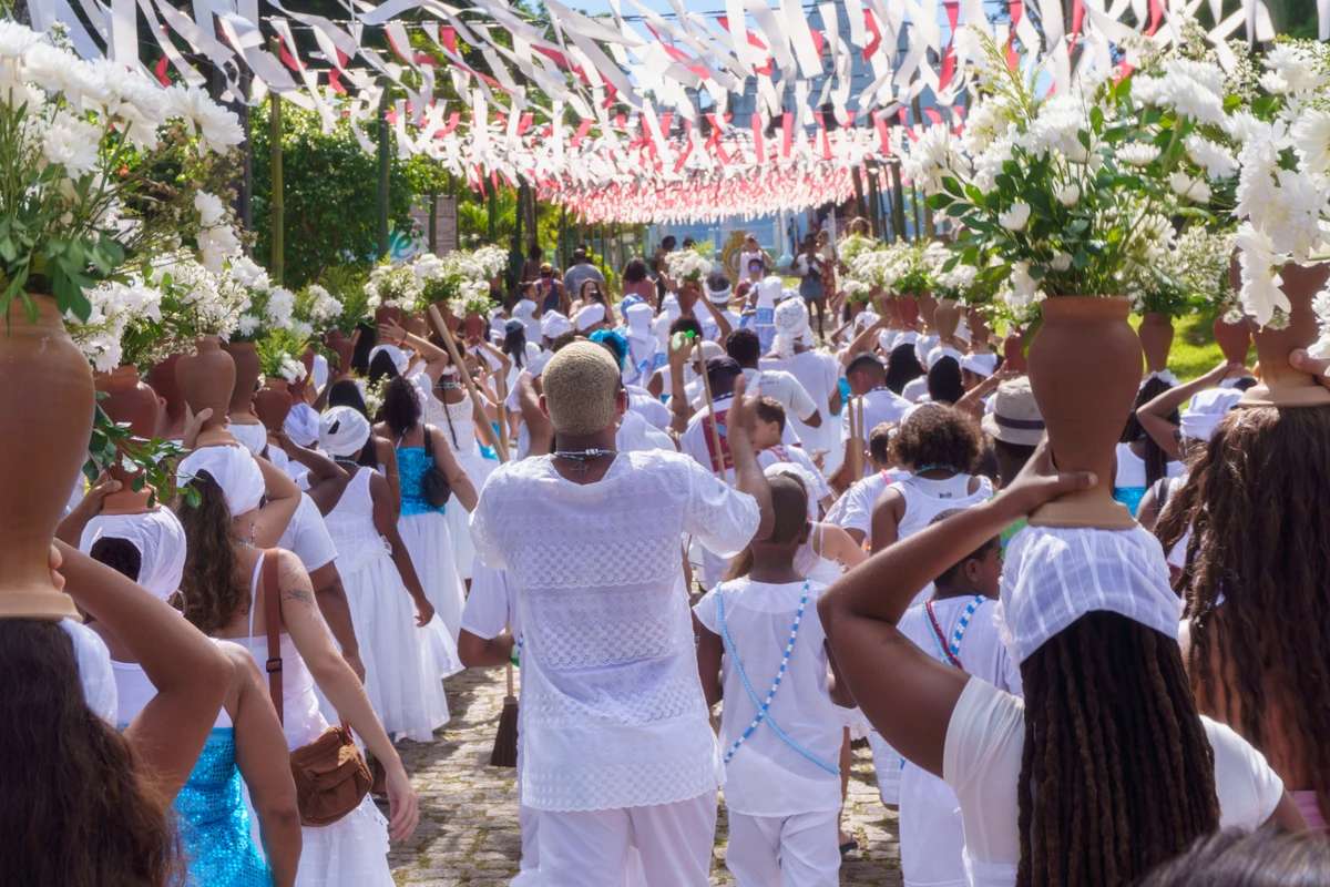 Lavagem na Festa do Divino Espírito Santo em Boipeba, 2026 por Tiago Victor