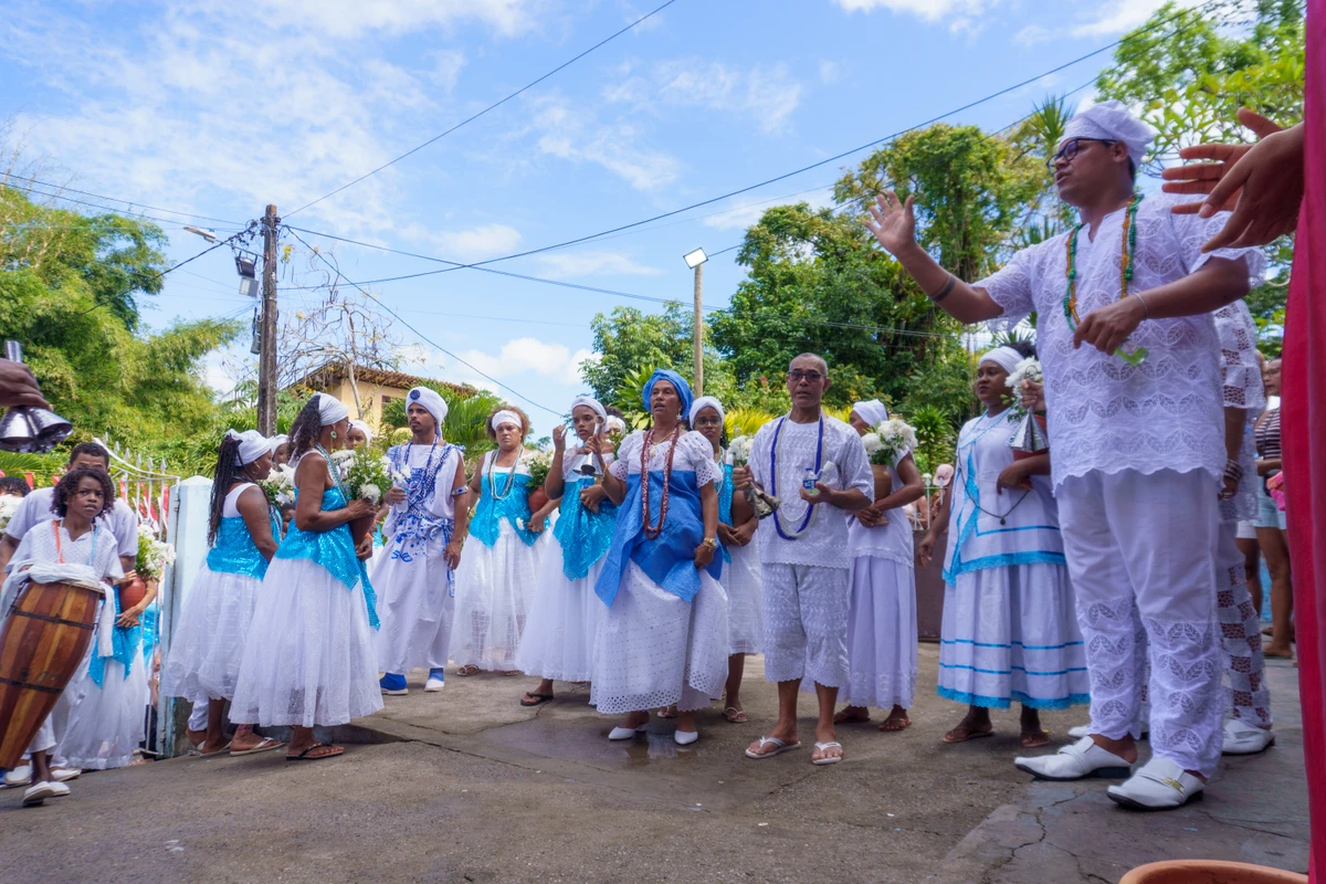 Lavagem na Festa do Divino Espírito Santo em Boipeba, 2026 por Tiago Victor