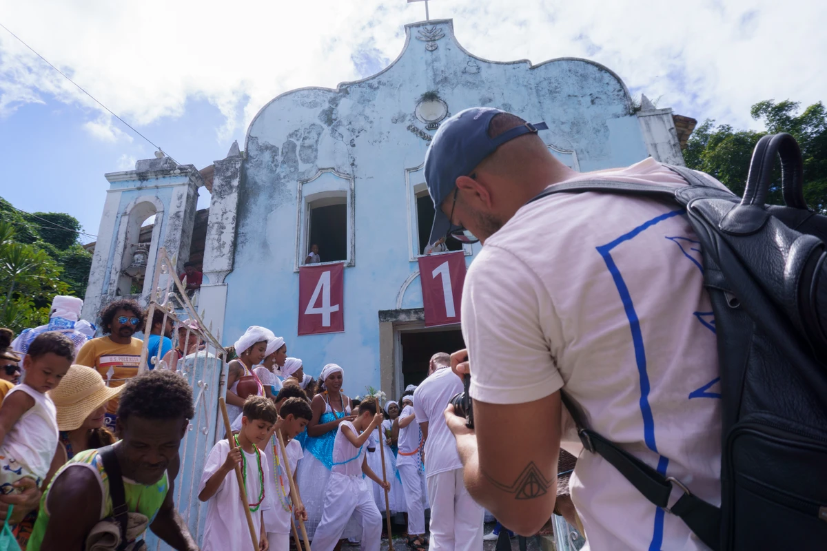 Lavagem na Festa do Divino Espírito Santo em Boipeba, 2026 por Tiago Victor