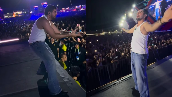 Nattan pede desculpas após subir ao palco alcoolizado e promete show gratuito para fãs: 'Acho que me emocionei demais'