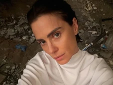 Imagem - Carolina Dieckmmann aparece caracterizada como Diná e mostra bastidores do remake de 'A Viagem'