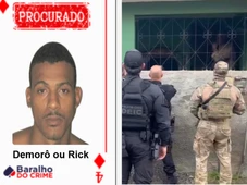 Imagem - Traficante do Baralho do Crime é preso após fazer companheira e filhos reféns na Bahia
