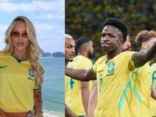 Imagem - Virginia agradece apoio de Vini Jr. após xingamentos em jogo do Brasil