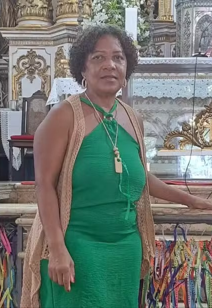 Bárbara Maria Estevão dos Santos, de 65 anos (sogra de Nicole). por Reprodução 