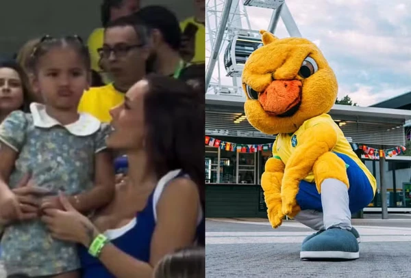 Bruna Biancardi explicou a reação de Mavie em jogo da Seleção