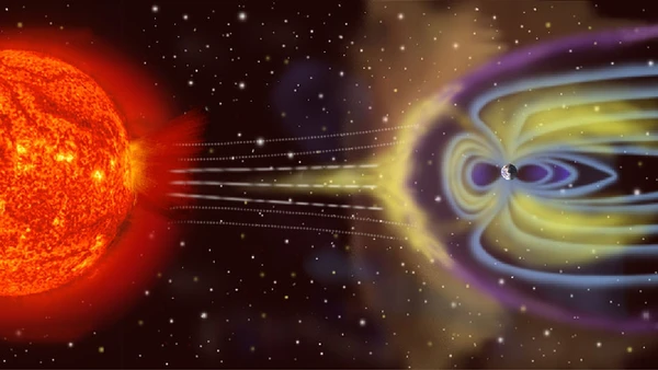Campo magnético ajuda a desviar parte do vento solar antes que ele atinja a atmosfera por NASA