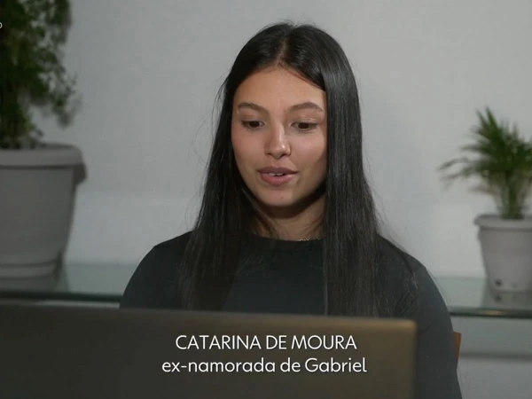Catarina de Moura, ex-namorada de Ganley deu entrevista no Fantástico neste domingo (31) por  Reprodução/TV Globo