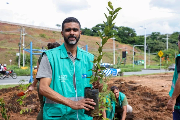 Salvador é a sétima capital brasileira a receber uma microfloresta por Bruno Concha / Secom PMS