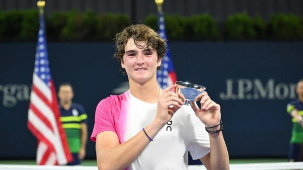 Em 2023, João Fonseca conquistou o US Open juvenil por Reprodução