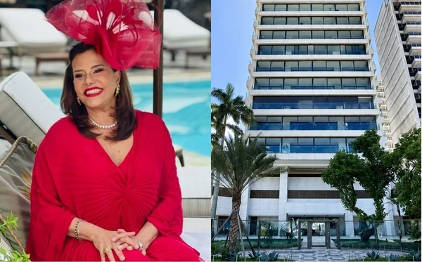 O novo apartamento de Narcisa em Ipanema tem valor estimado em R$ 48 milhões