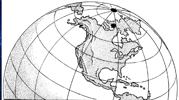 O polo norte magnético da Terra ganhou velocidade principalmente a partir dos anos 1990, quando passou a avançar com mais força para o lado da Rússia