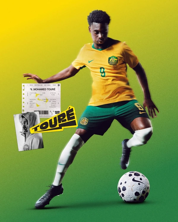 Uniforme da Austrália para Copa do Mundo 2026 por Divulgação
