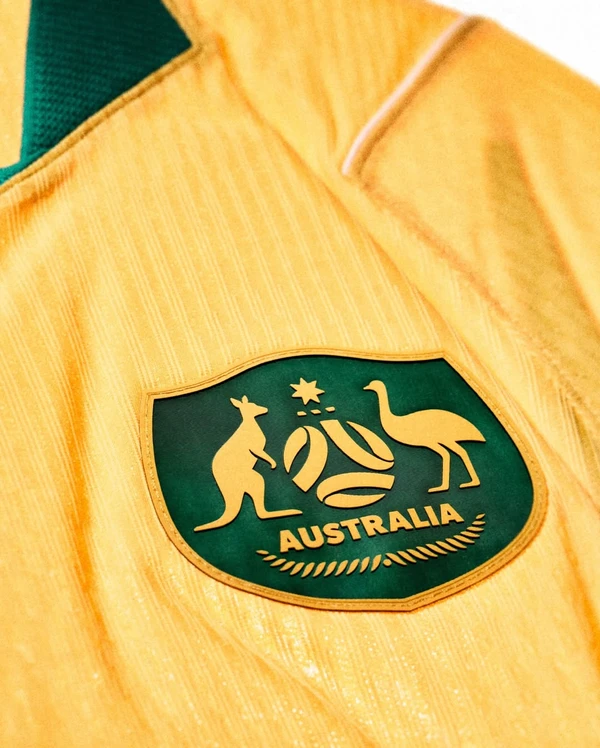 Uniforme da Austrália para Copa do Mundo 2026 por Divulgação