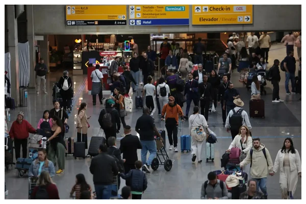 Aeroporto Internacional de Guarulhos, em São Paulo
