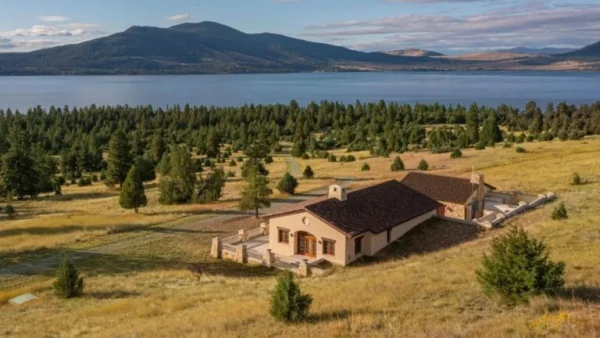 O lago Flathead é maior que o famoso lago Tahoe, também nos Estados Unidos por Hall and Hall