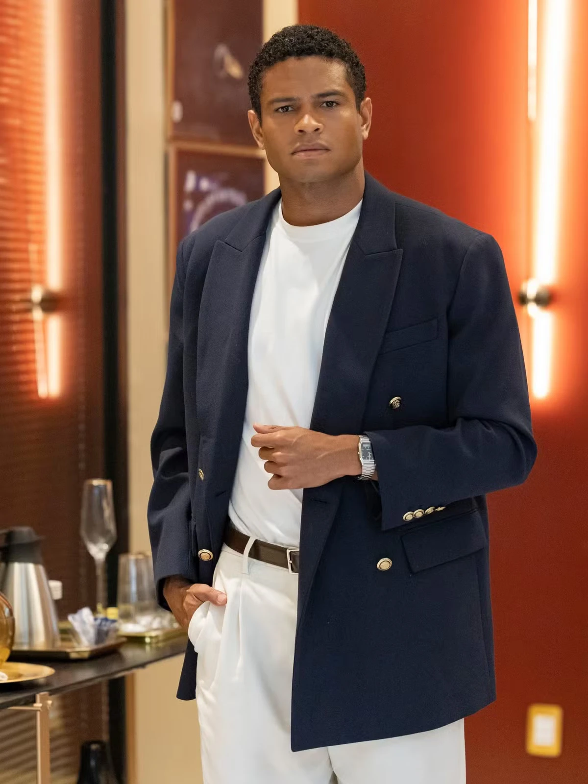 Gui Ferraz como Tiago Brandão na novela "Quem ama cuida"  por Reprodução/Manoella Mello/Globo  