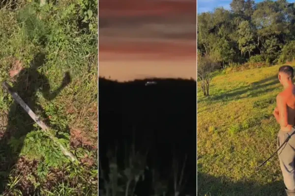 Influenciador Mayk Leão relata avistamento de OVNI por Reprodução/Redes Sociais 