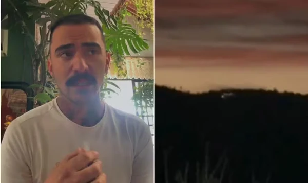 Influenciador Mayk Leão relata sons na mata após avistamento de OVNI por Reprodução/Redes Sociais 